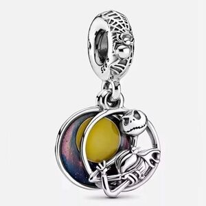 New Sterling Silver 925 Charm “Nightmare Before Christmas” Fits Pandora Jewlery